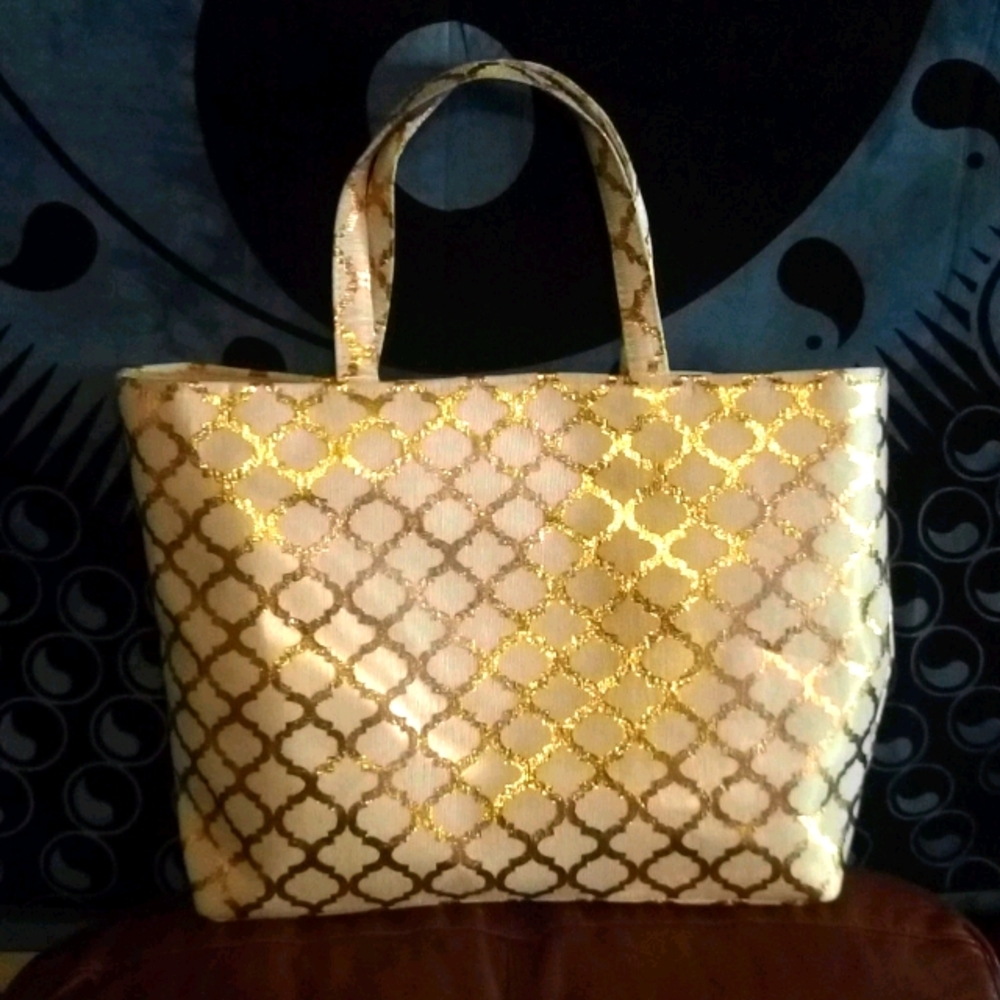 Gold&Cream Tote Bag